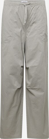 Loosefit Pantalon 'London' WEEKDAY en gris : devant