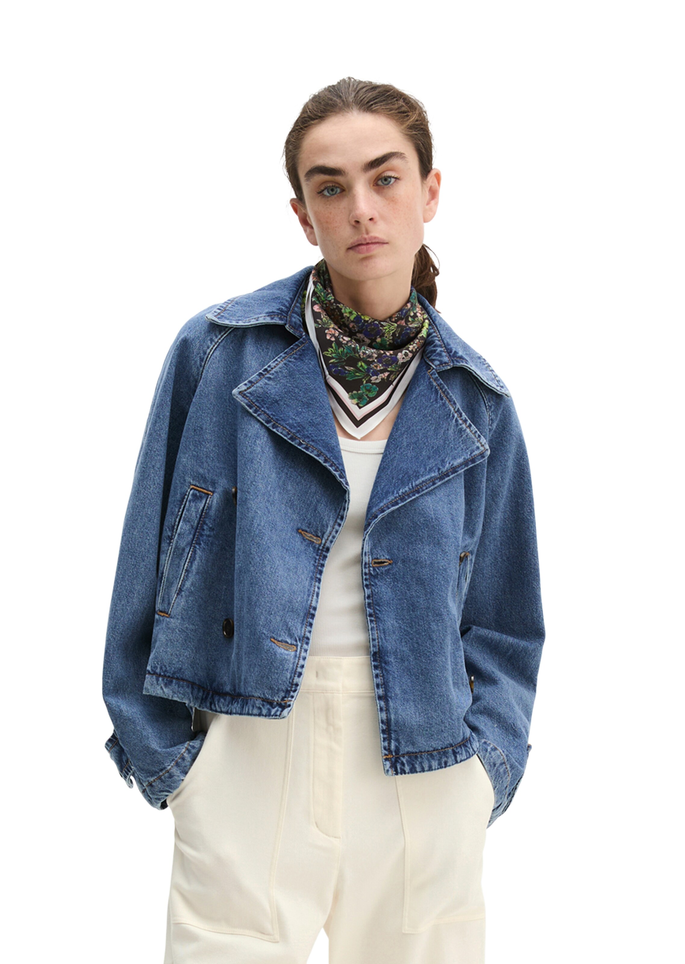 Marc O'Polo Between-Season Jacket in Blue: front