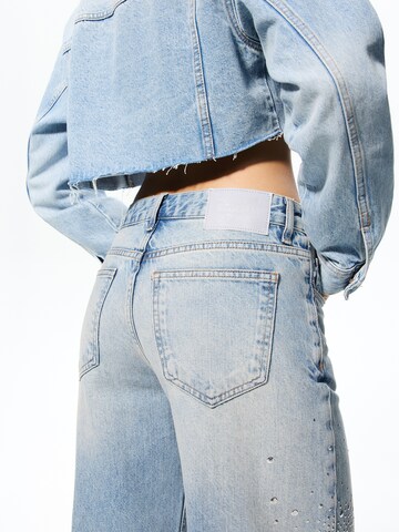 Baggy Jean Pull&Bear en bleu