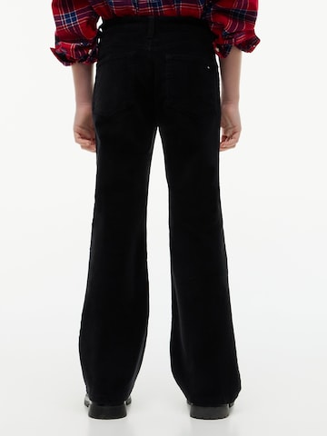 TOMMY HILFIGER Flared Broek in Zwart