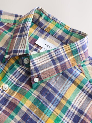 Next Средняя посадка Рубашка в Синий