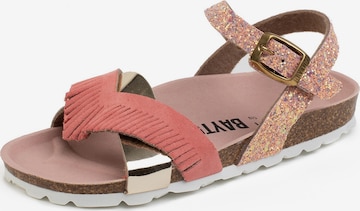 Bayton Sandal 'Franny' in Pink: front