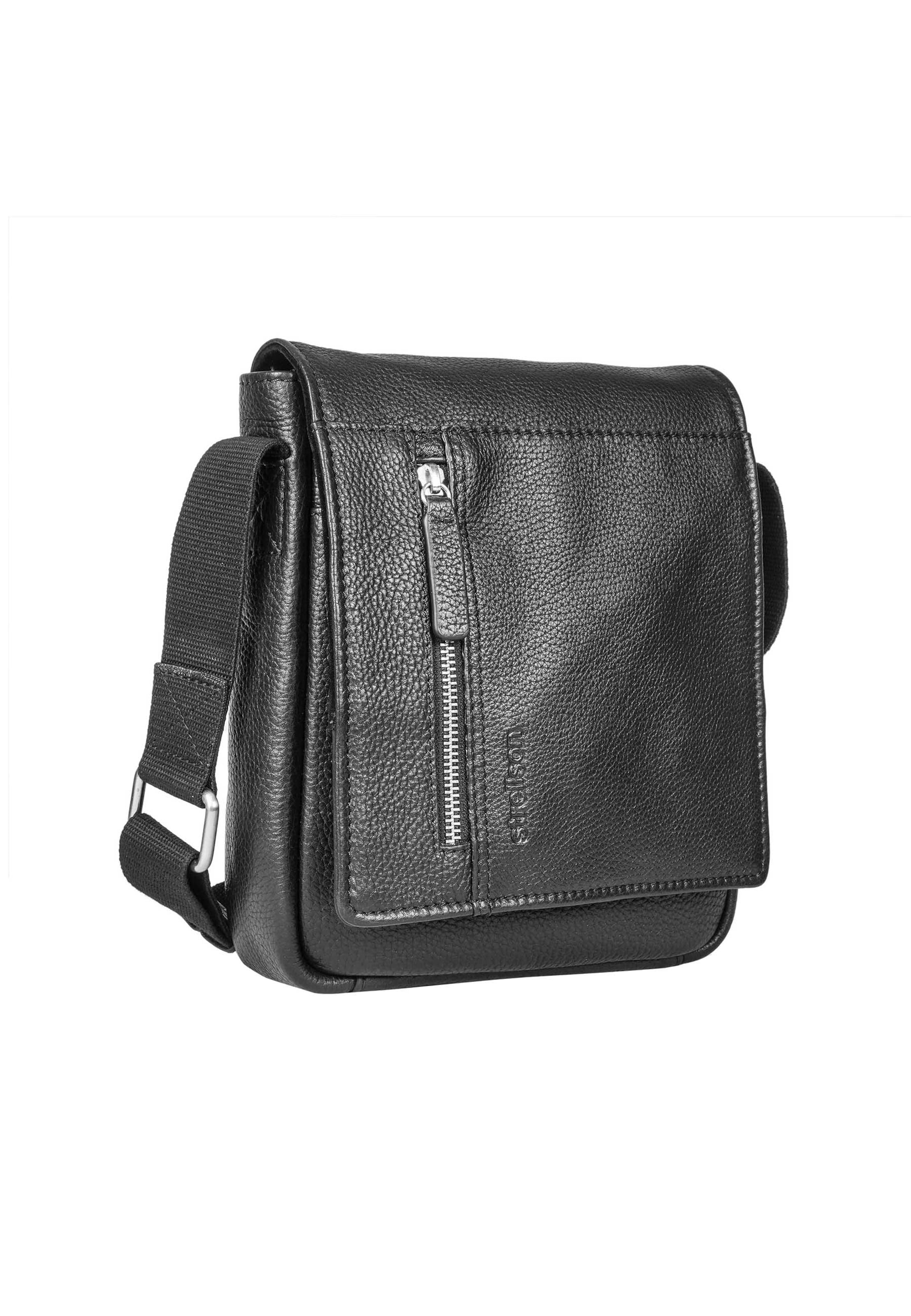 STRELLSON Schoudertas 'Kennington Jeremy' in Zwart