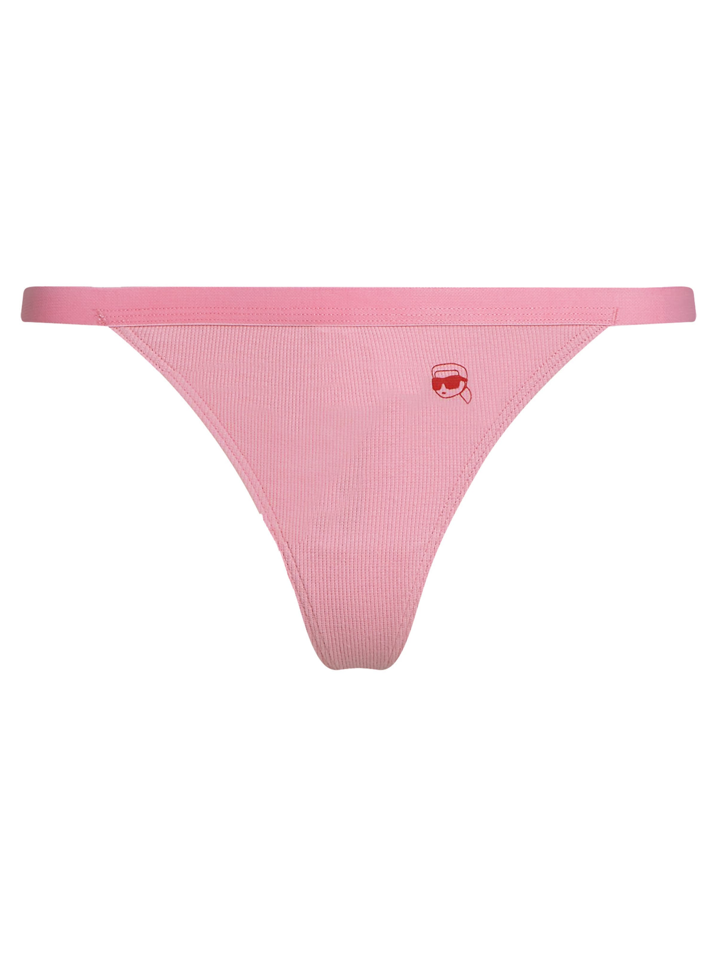 Karl Lagerfeld Стринг 'Ikon' в розово: отпред