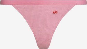 Karl Lagerfeld Stringit 'Ikon' värissä vaaleanpunainen: etupuoli