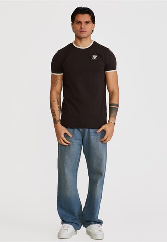 SikSilk - Camisa em castanho