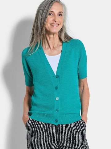 Goldner Gebreid vest in Groen