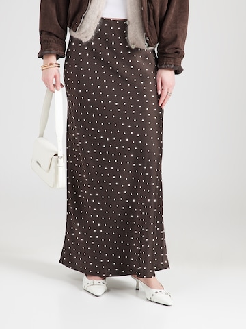 Lindex - Falda en marrón: frente