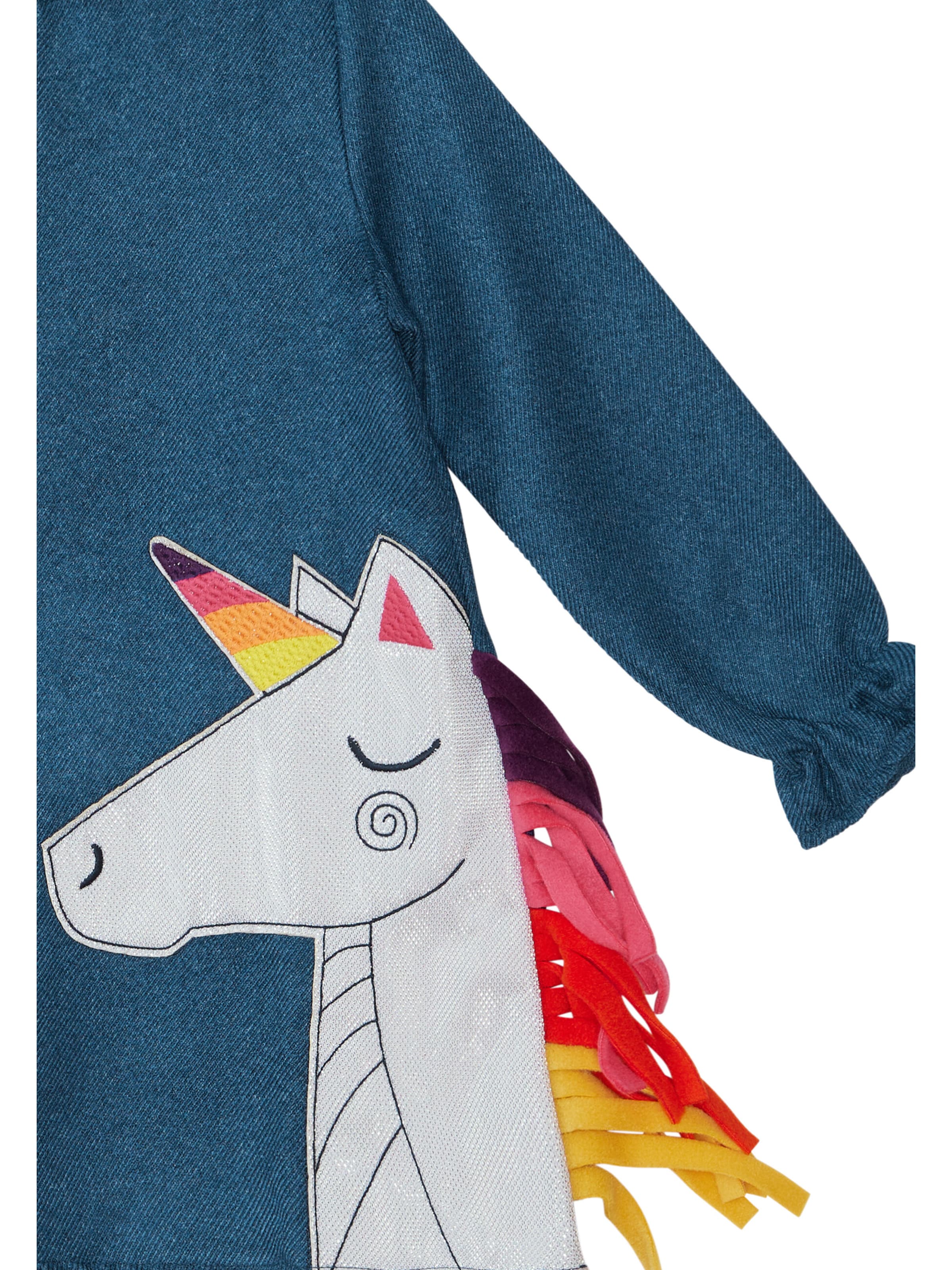 Denokids Kleid 'Colorful Unicorn' in Blau