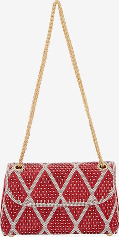 faina - Mala de ombro em vermelho: frente