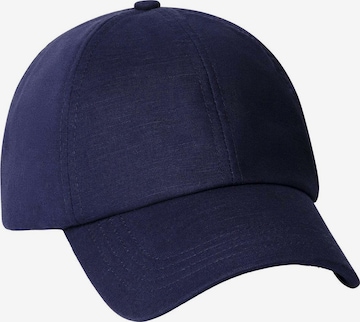Casquette Hackett London en bleu : devant