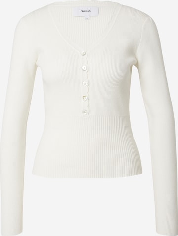 NÜMPH Sweater 'NUROA' in White: front