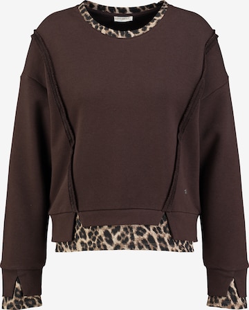 Key Largo Sweatshirt 'LILIANA' in Braun: Vorderseite