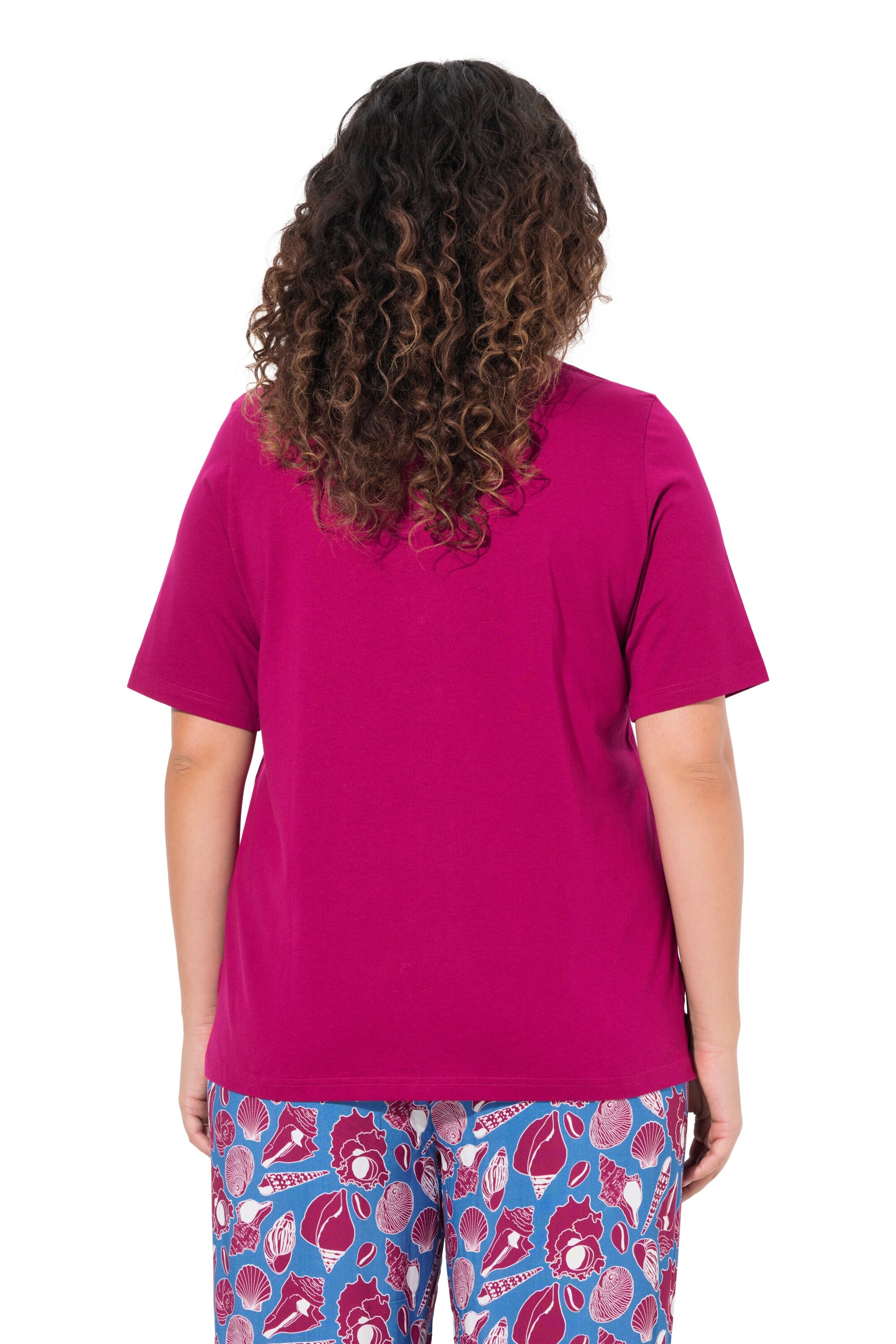 T-shirt Ulla Popken en rose