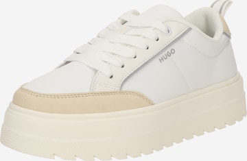 HUGO Nízke tenisky 'Lyssa' - Biela: predná strana
