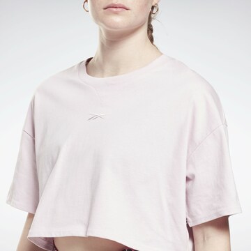 Reebok T-Shirt 'Studio' in Lila