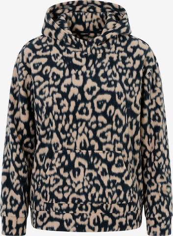 Ulla Popken Fleecejacke in Beige: Vorderseite