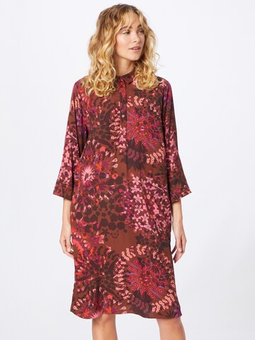 Robe-chemise Smith&Soul en marron : devant