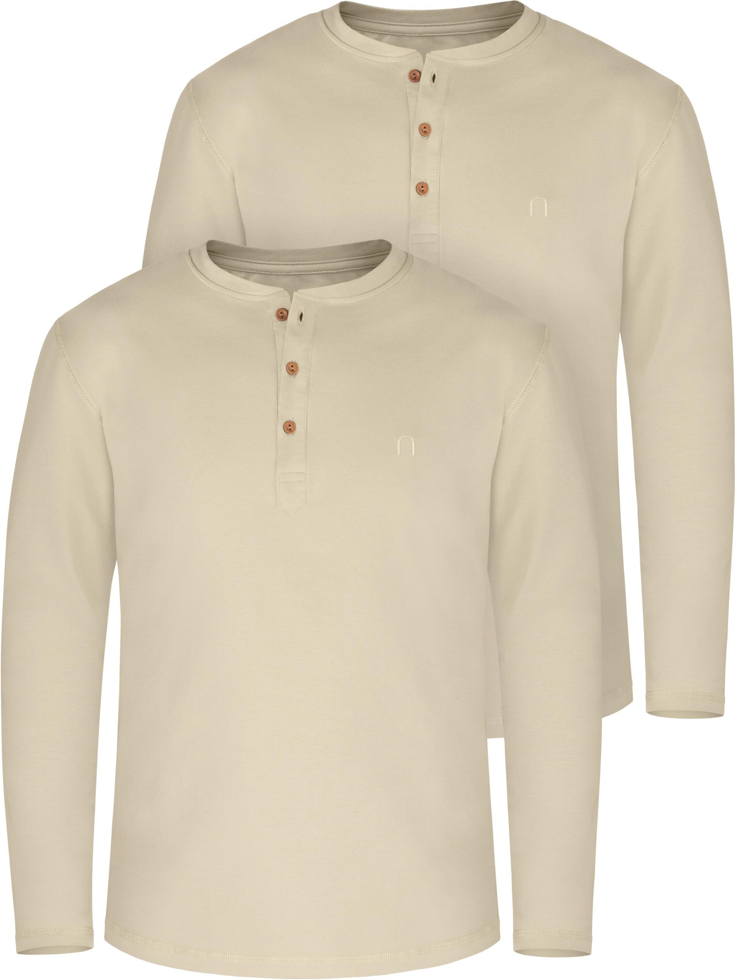 normani Shirt 'Neuville' in Beige: voorkant