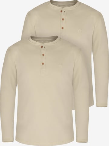 T-Shirt 'Neuville' normani en beige : devant