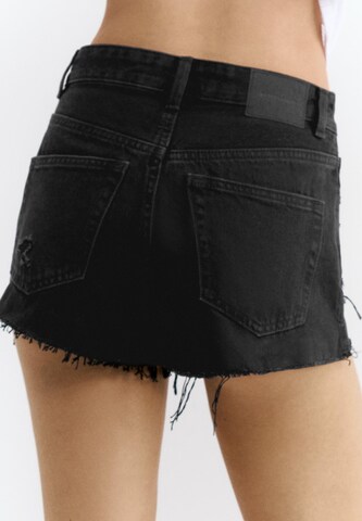 Pull&Bear Normální Džíny – černá