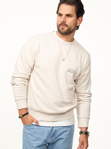 JACK JONES Sweatshirt 'JJINFINITY'‌‌‌‌ in Beige