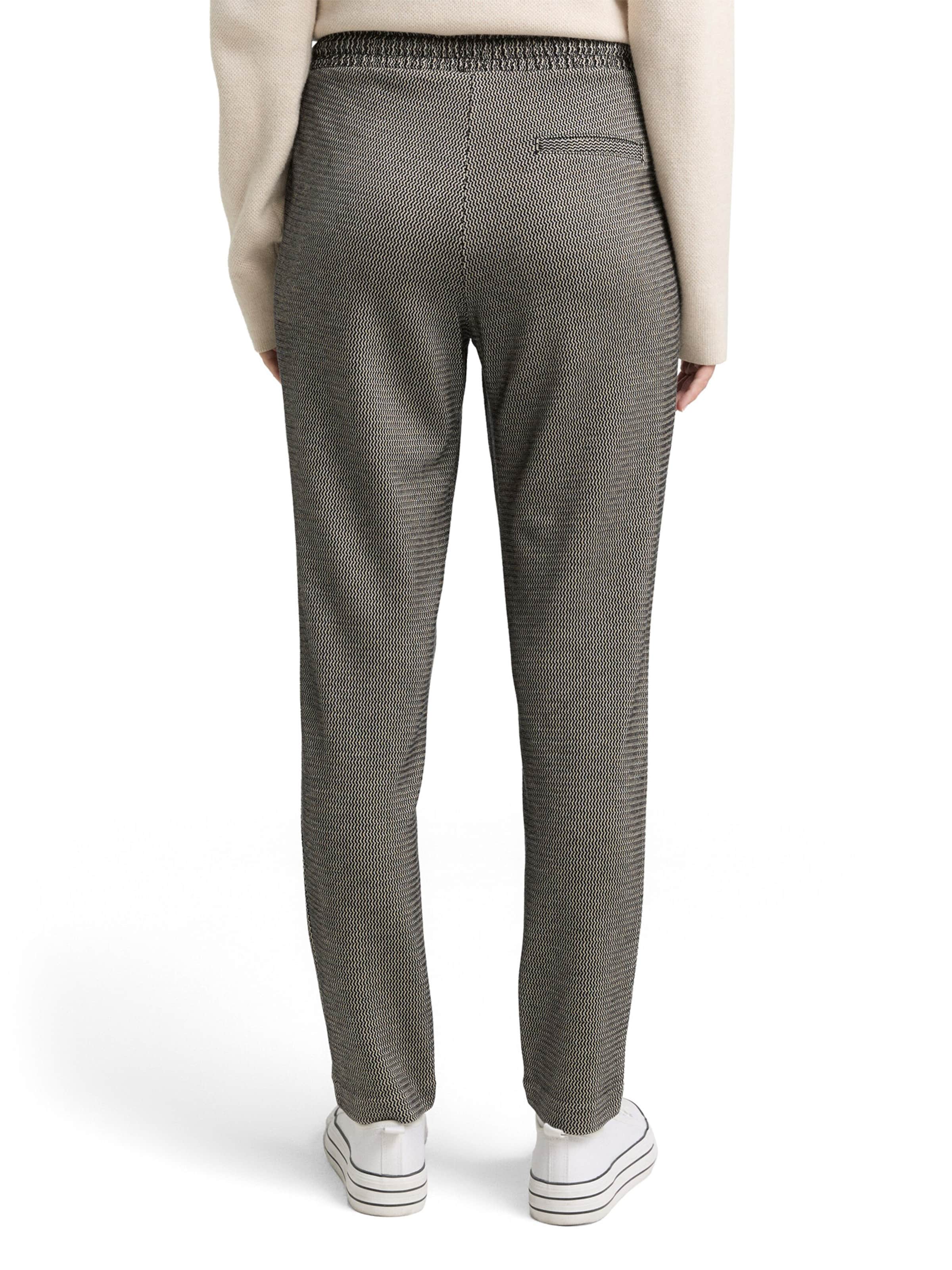 TOM TAILOR Loosefit Hose in Schwarz