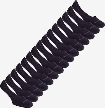 Blackspade Enkelsokken ' No Show Socks ' in Zwart: voorkant