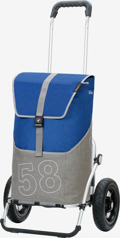 Andersen Shopper Trolley 'Filip' in Blauw: voorkant