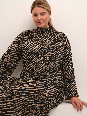 KAFFE CURVE Sukienka 'Kerry' w kolorze beżowy