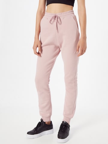 NU-IN Tapered Pants in Pink: front