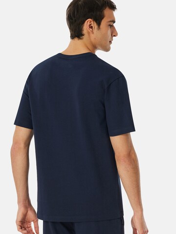 SCHIESSER T-Shirt ' Mix + Relax ' in Blau