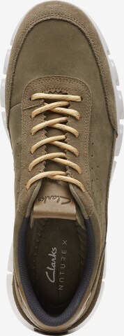 CLARKS Schnürschuh 'Nature  X One' in Grün