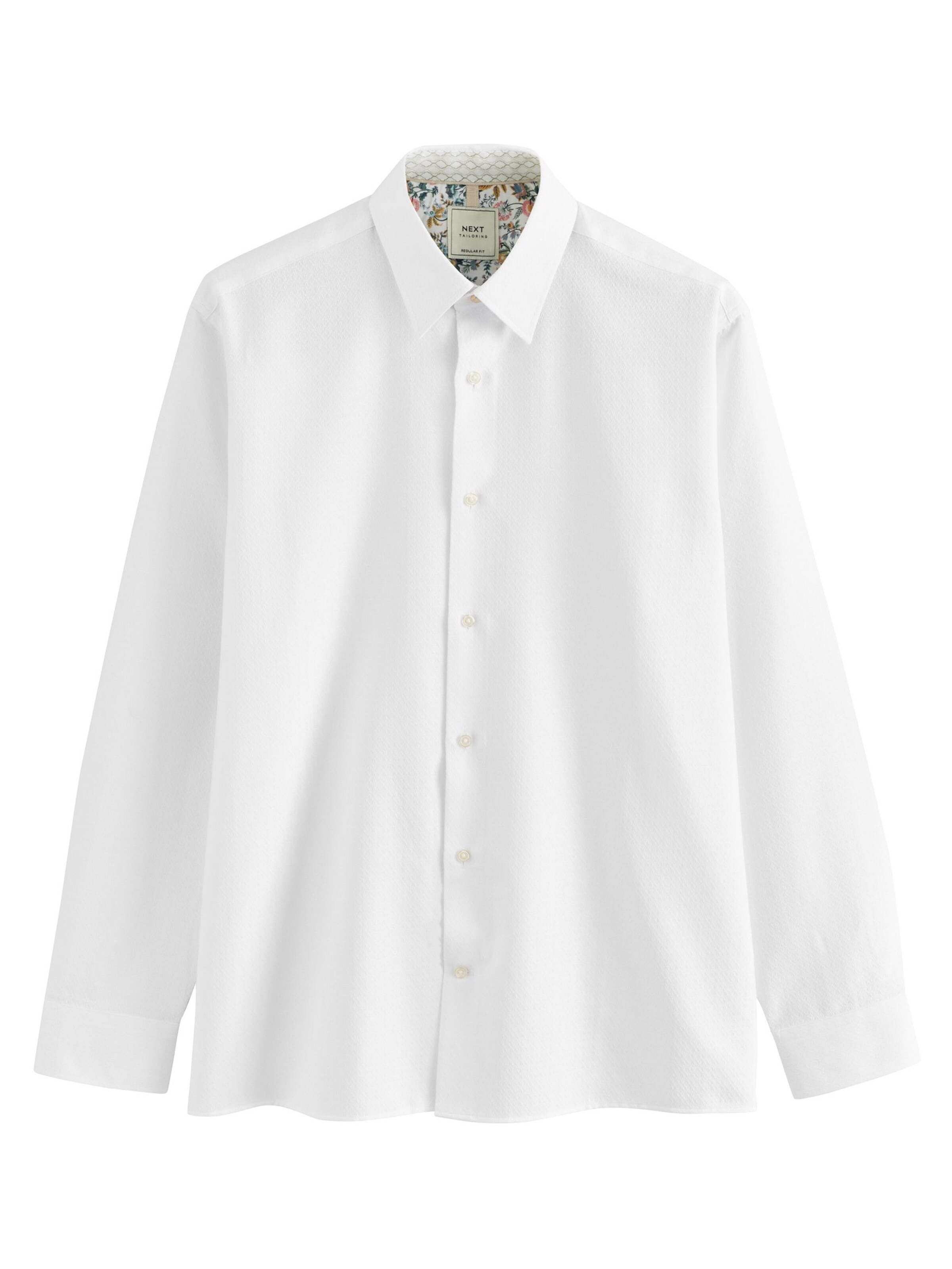 Next Regular Fit Paita värissä valkoinen: etupuoli