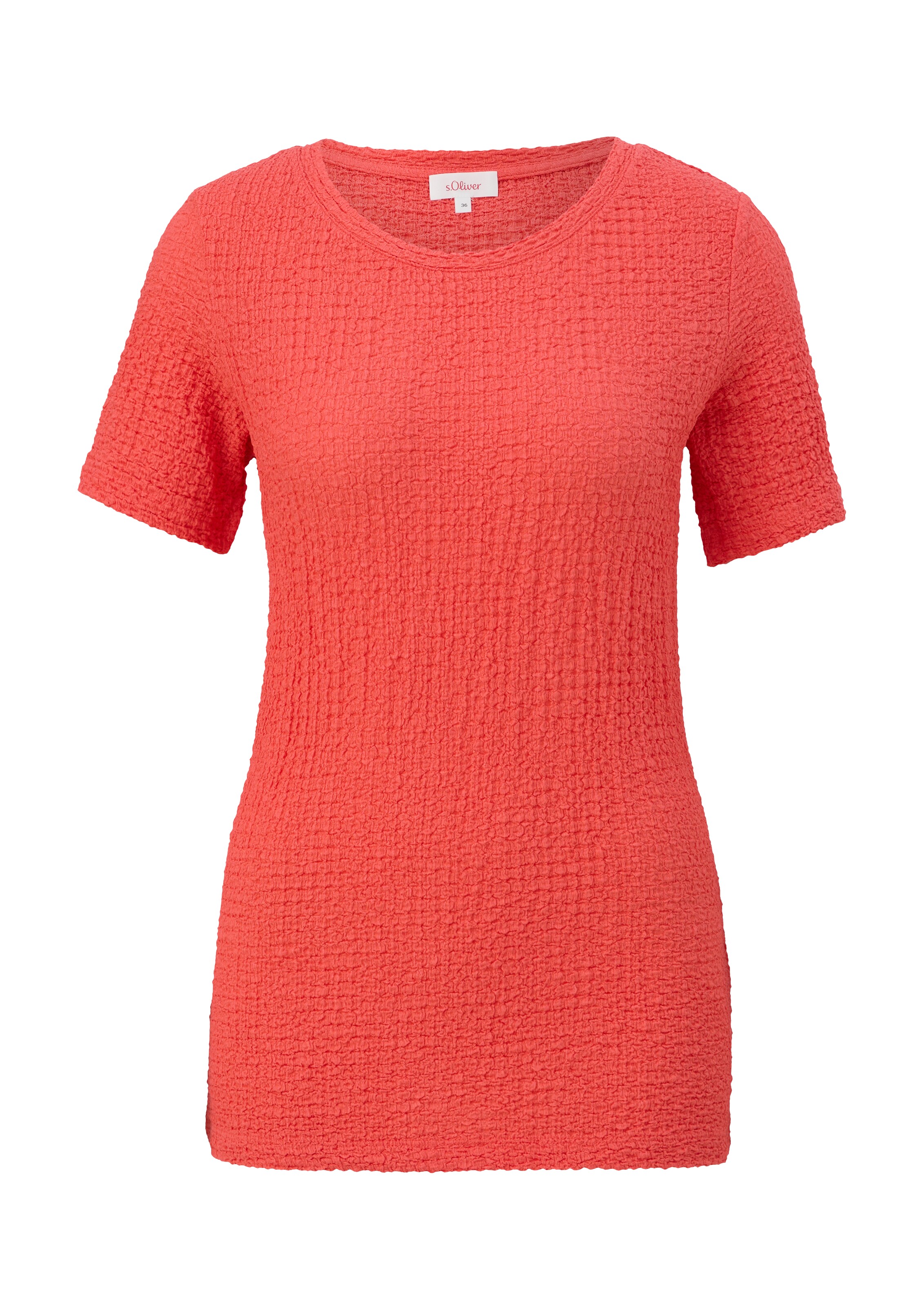 s.Oliver Shirt in Orange: Vorderseite