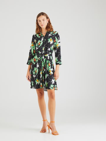 YAS Shirt Dress 'YASSAVANNA' in Black: front