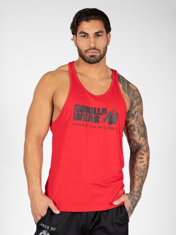 Gorilla Wear Shirt 'Classic ' in Rood: voorkant