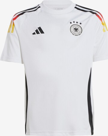 T-Shirt fonctionnel 'DFB 24 Fan' ADIDAS PERFORMANCE en blanc : devant