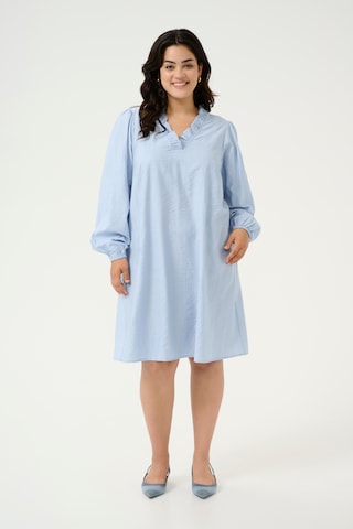 Robe 'Anni' KAFFE CURVE en bleu