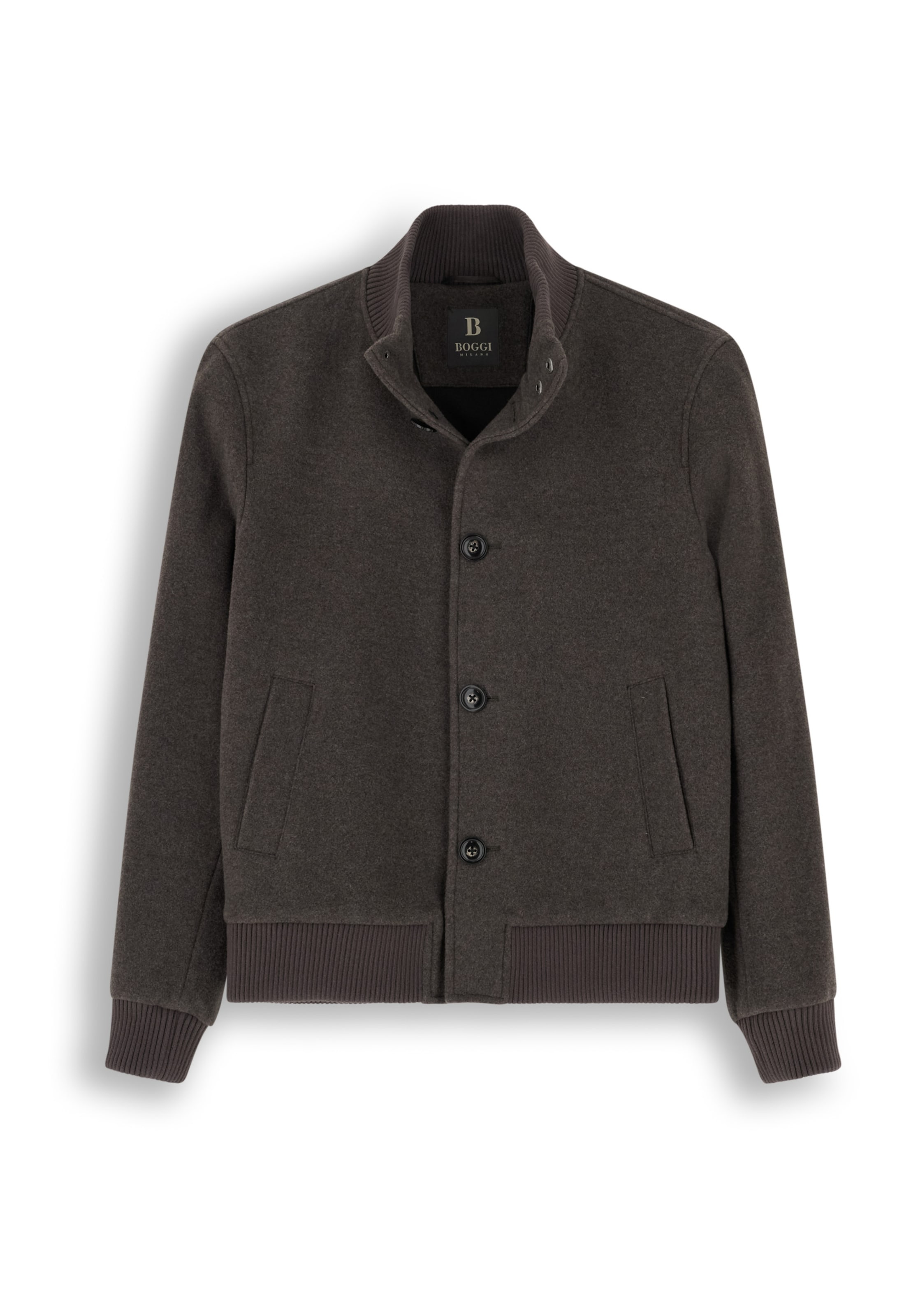 Boggi Milano - Chaqueta de entretiempo en gris: frente