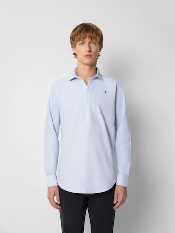 Coupe regular Chemise Scalpers en bleu : devant