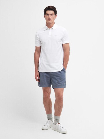 Barbour Poloshirt in Weiß