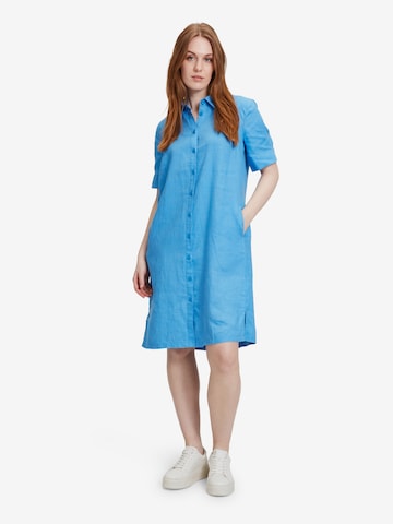 Betty & Co Shirt Dress in Blue