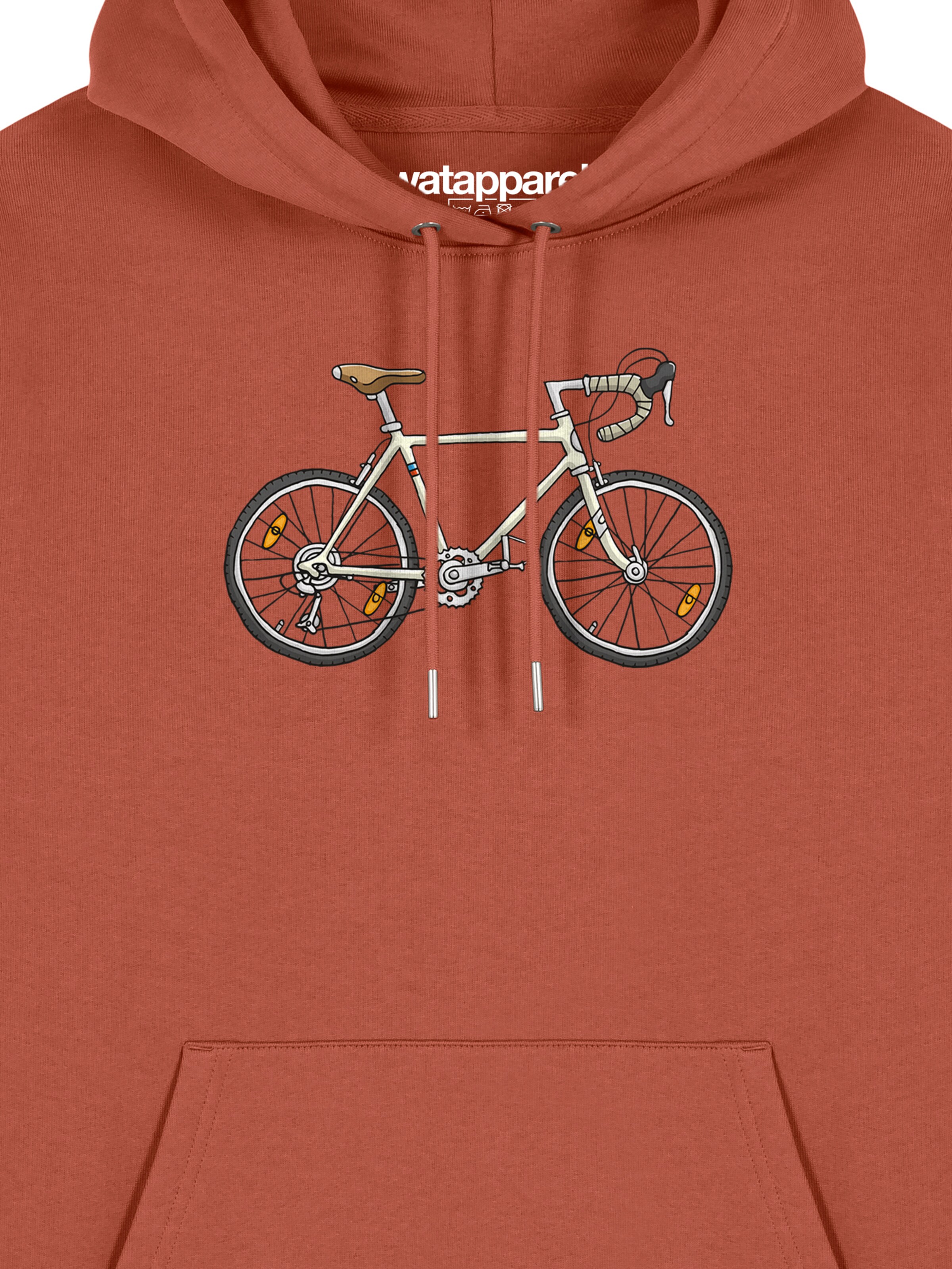 Sweat-shirt 'Doodle Bike' Watapparel en marron