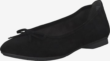 JANA Ballet Flats in Black: front