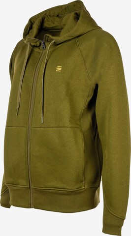 Giacca di felpa 'Premium Core 2.1' di G-Star RAW in verde