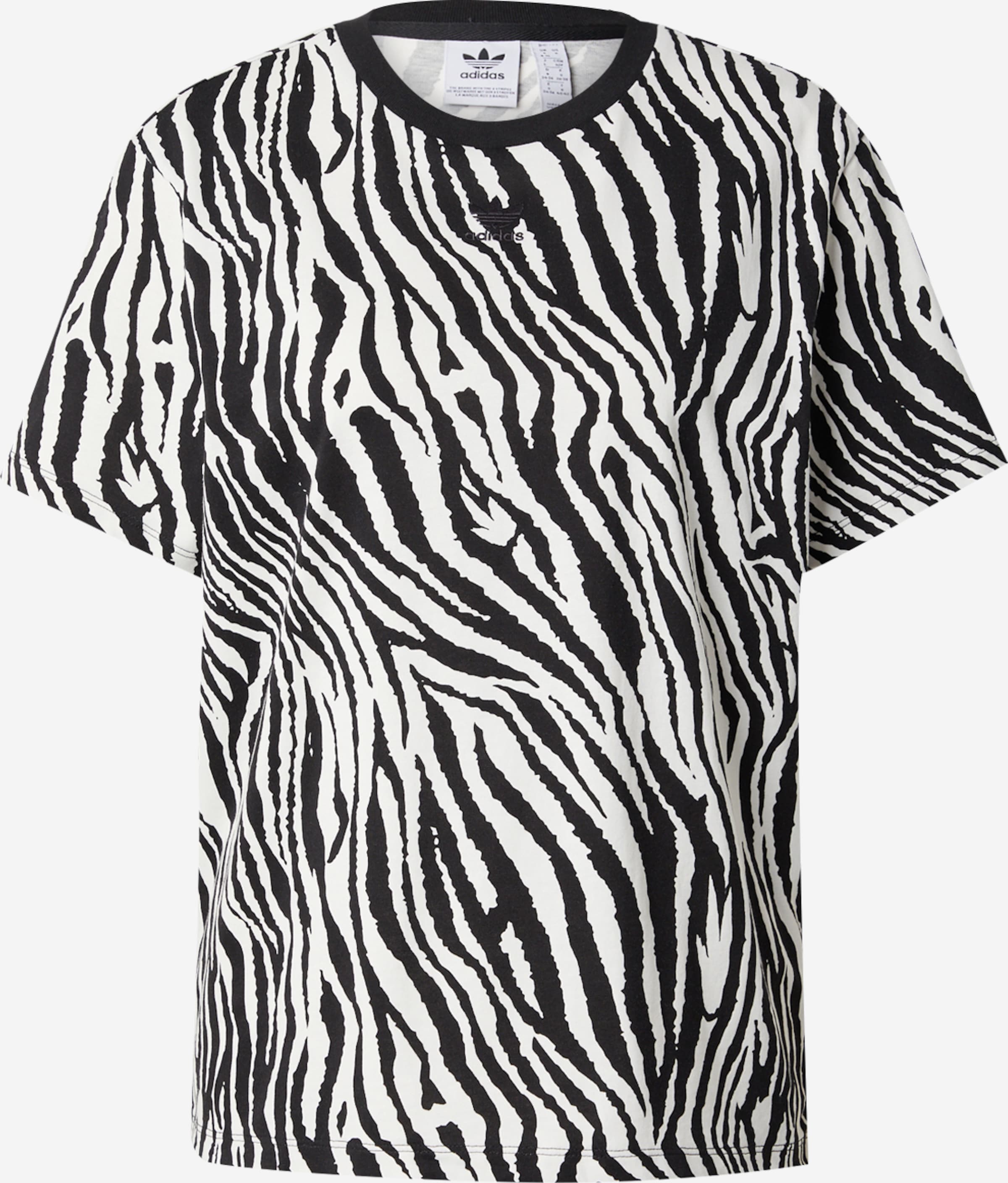 Adidas zebra hotsell print shirt