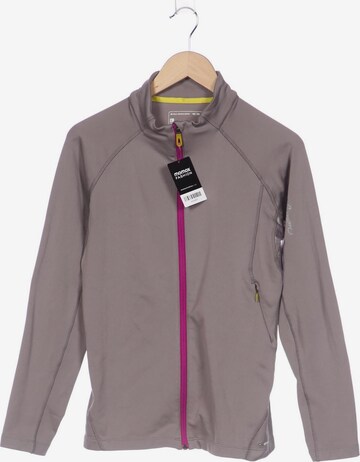 SALOMON Sweatshirt & Zip-Up Hoodie in L in Grey: front