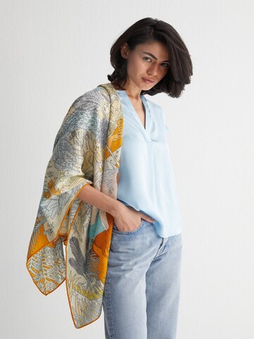 SILK & CASHMERE Blouse in Blue