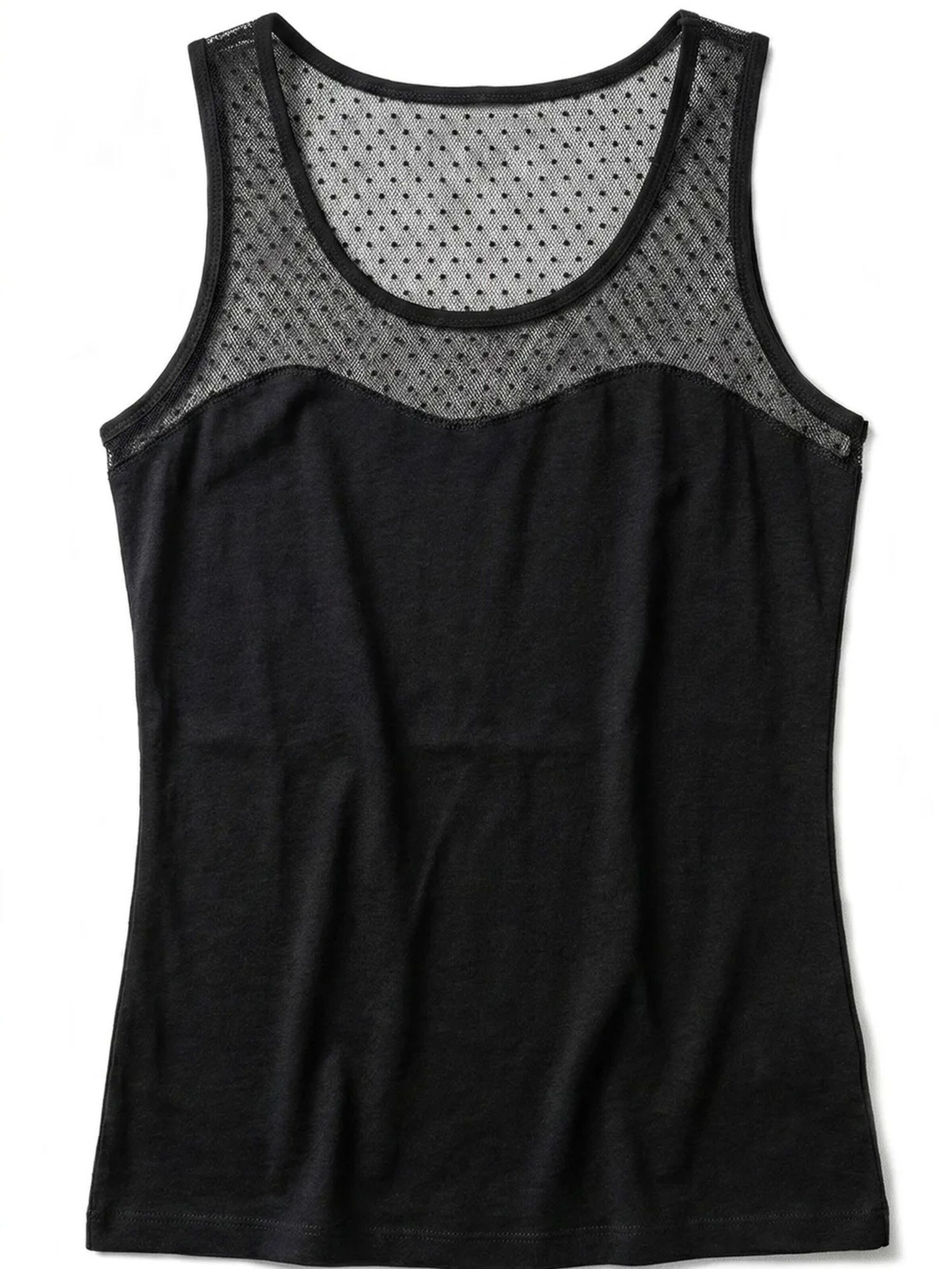 ÖTS Top 'Tanktops & Camis' in Zwart: voorkant